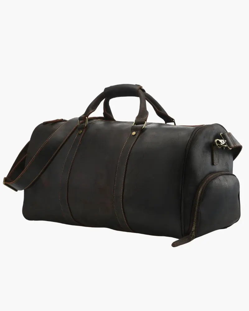 Montague Leather Duffle Bag Rafello&Co