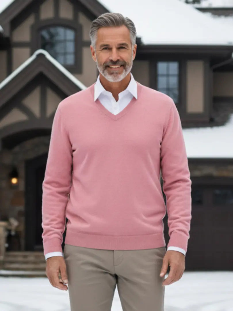 Rafello&Co | Klassieke Trui met V-Hals Rafello&Co