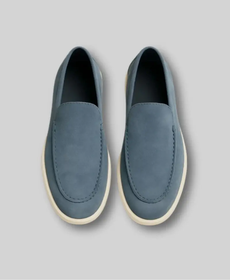 Loafers Yacht Club suède – Hemelsblauw Rafello&Co