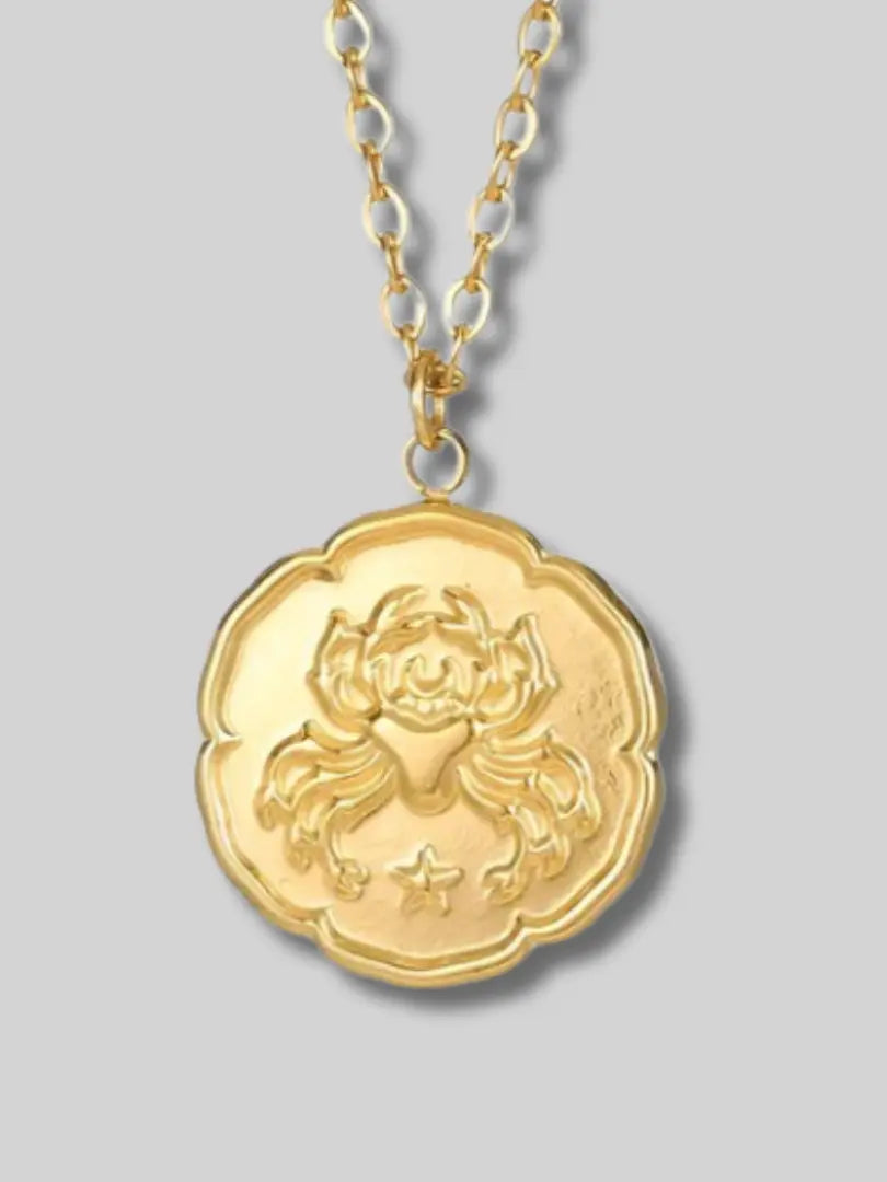 Gold Zodiac Sign Necklace Rafello&Co