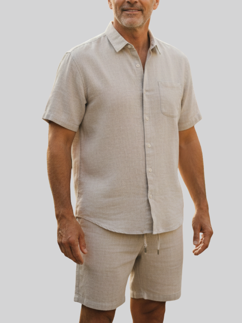 The Positano – Linen T-Shirt