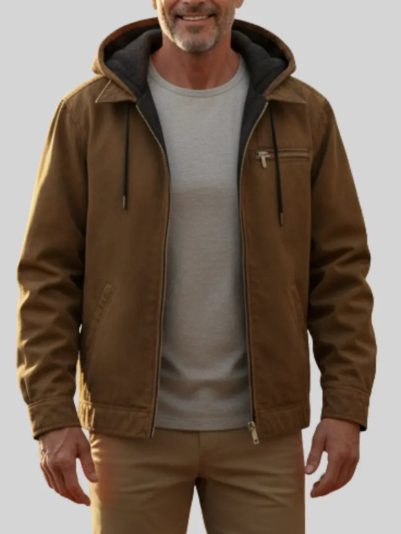 Rafello&Co | Klassieke Casual Jas met Capuchon Rafello&Co