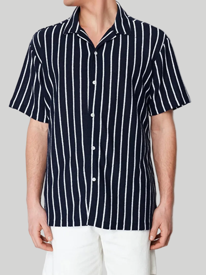 Striped Short Sleeved Summer Shirt