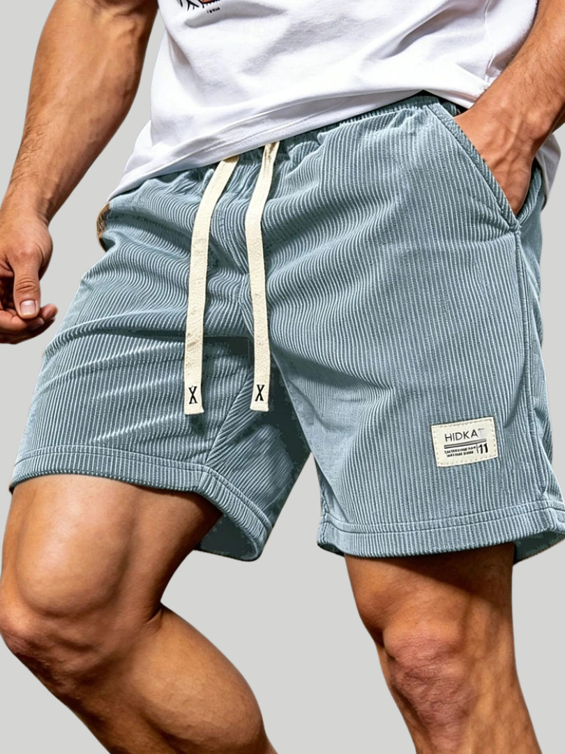 Classic Corduroy Drawstring Summer Shorts