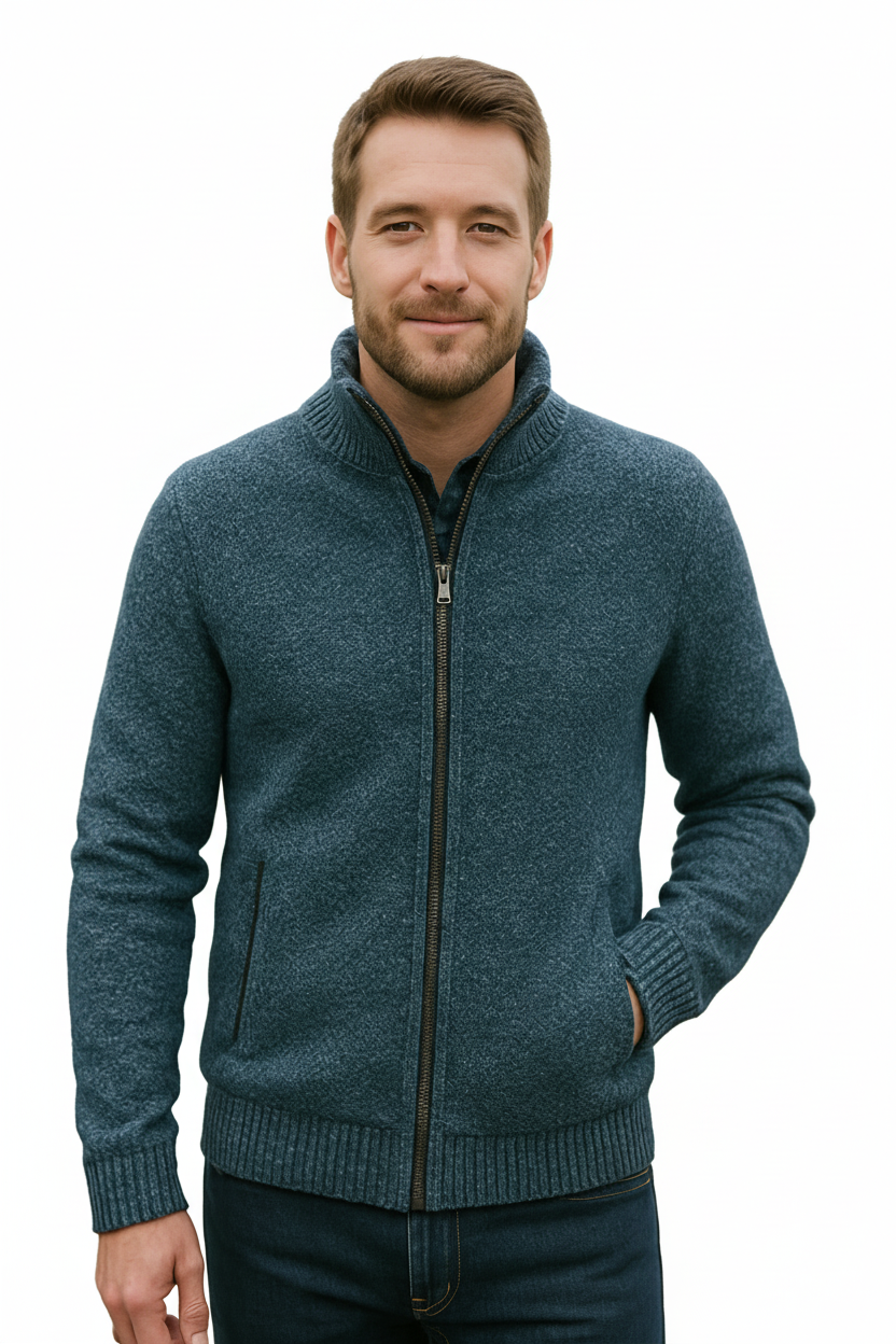 Rafello&Co | Luxury Knitted Slim Fit Jacket