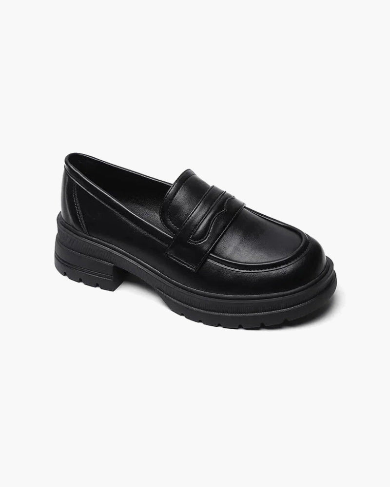 Vintage Leren Loafers
