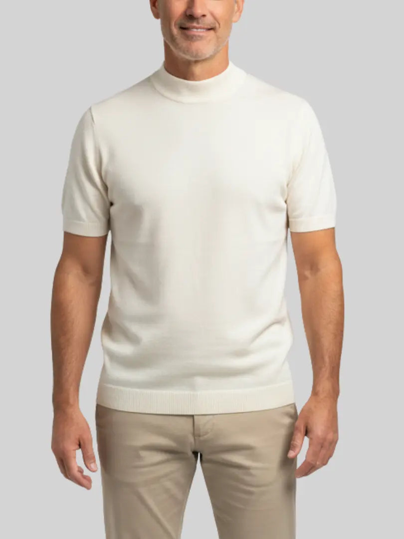 Rafello&Co | Garen Gebreide Overhemd Rafello&Co