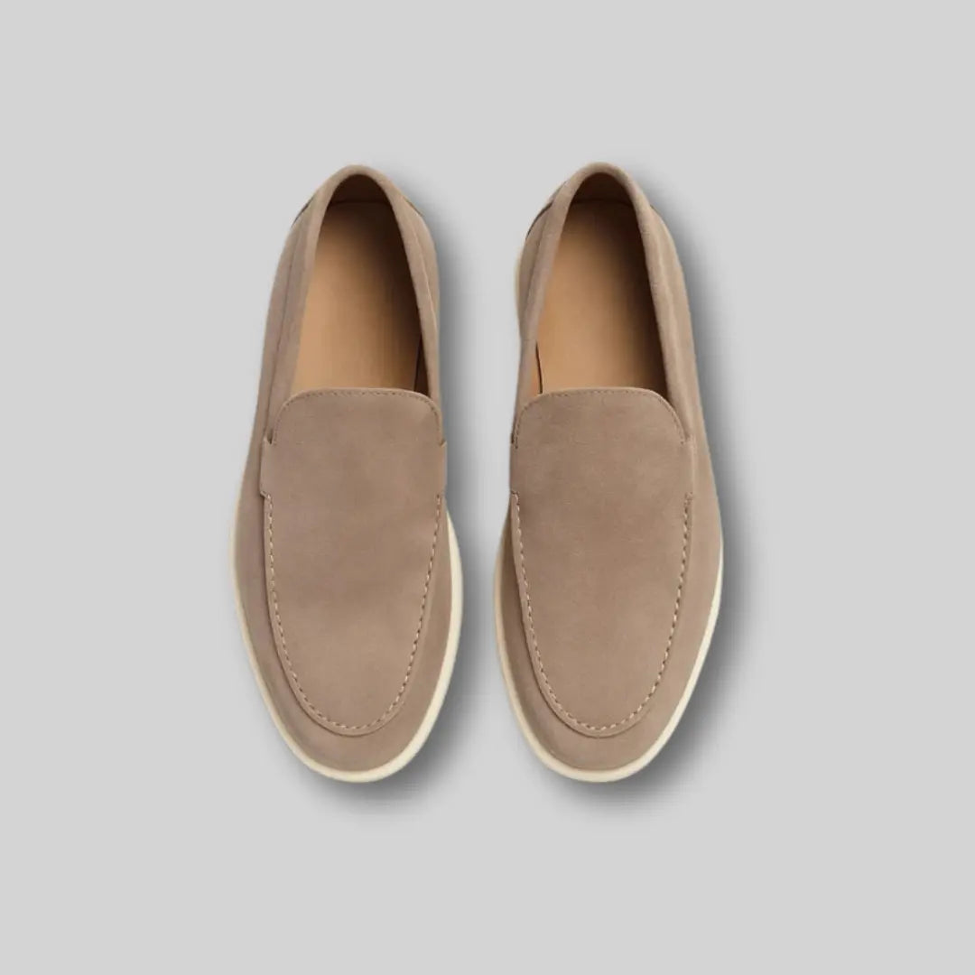 Loafers Yacht Club suède – Taupe Rafello&Co