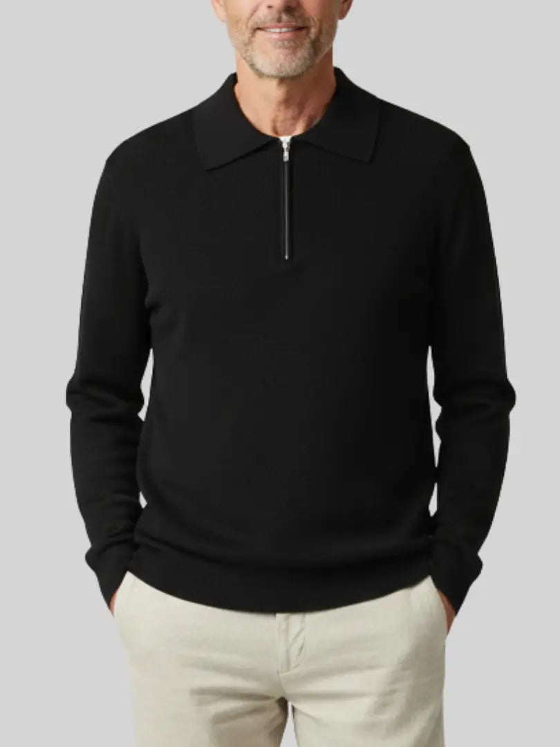 De Cesare – Half-Zip Gebreide Trui Rafello&Co