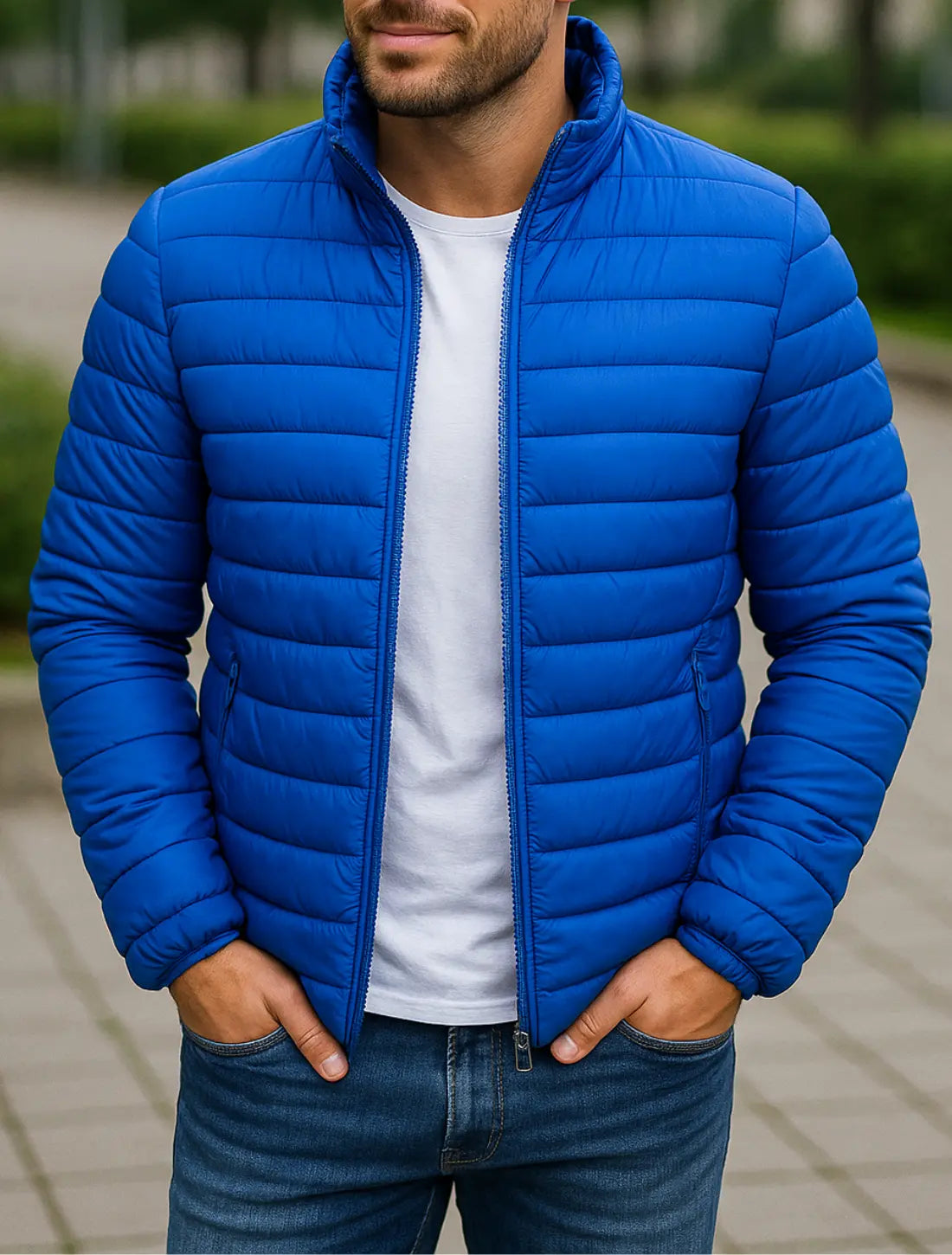 Rafello&Co | Warme Pufferjas met Kraag