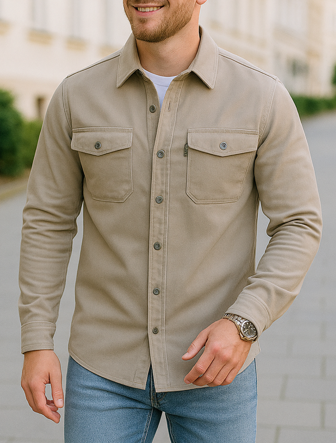 Rafello&Co | Stylish Business Shirt Jacket