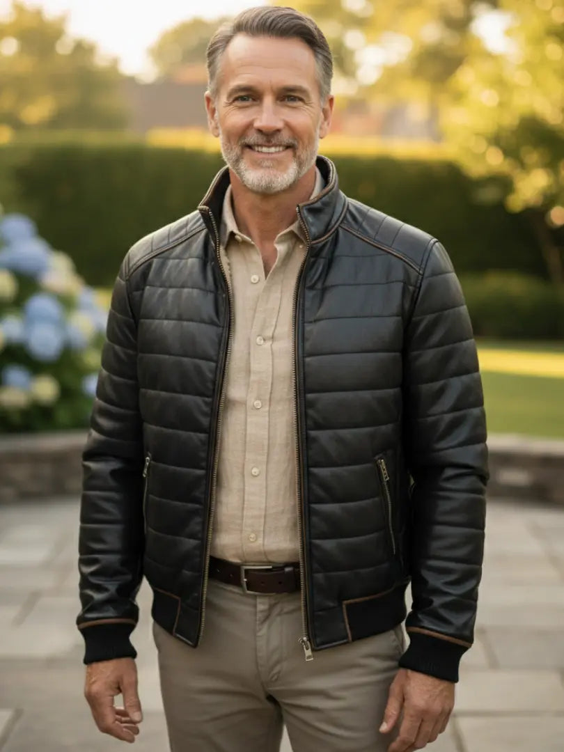 Rafello&Co | Warme Gewatteerde Jas met Fleecevoering Rafello&Co