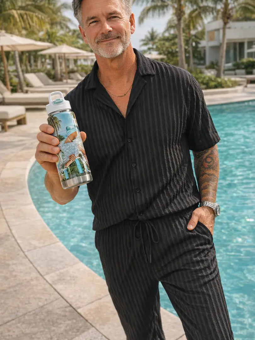 Rafello&Co | Loose Fit Gestructureerde Set Rafello&Co