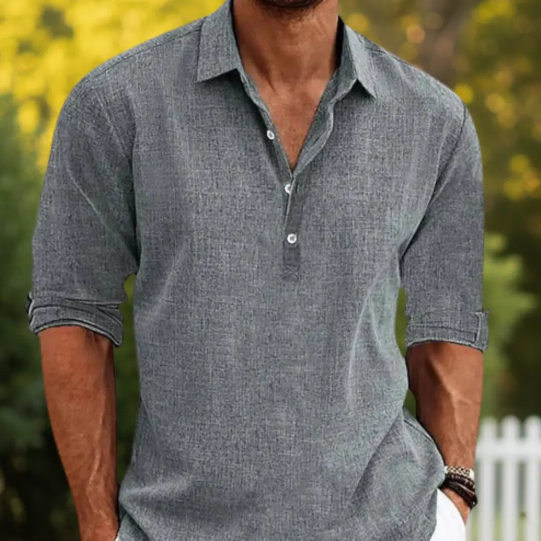 Rafello&Co | Linnen Overhemd Rafello&Co