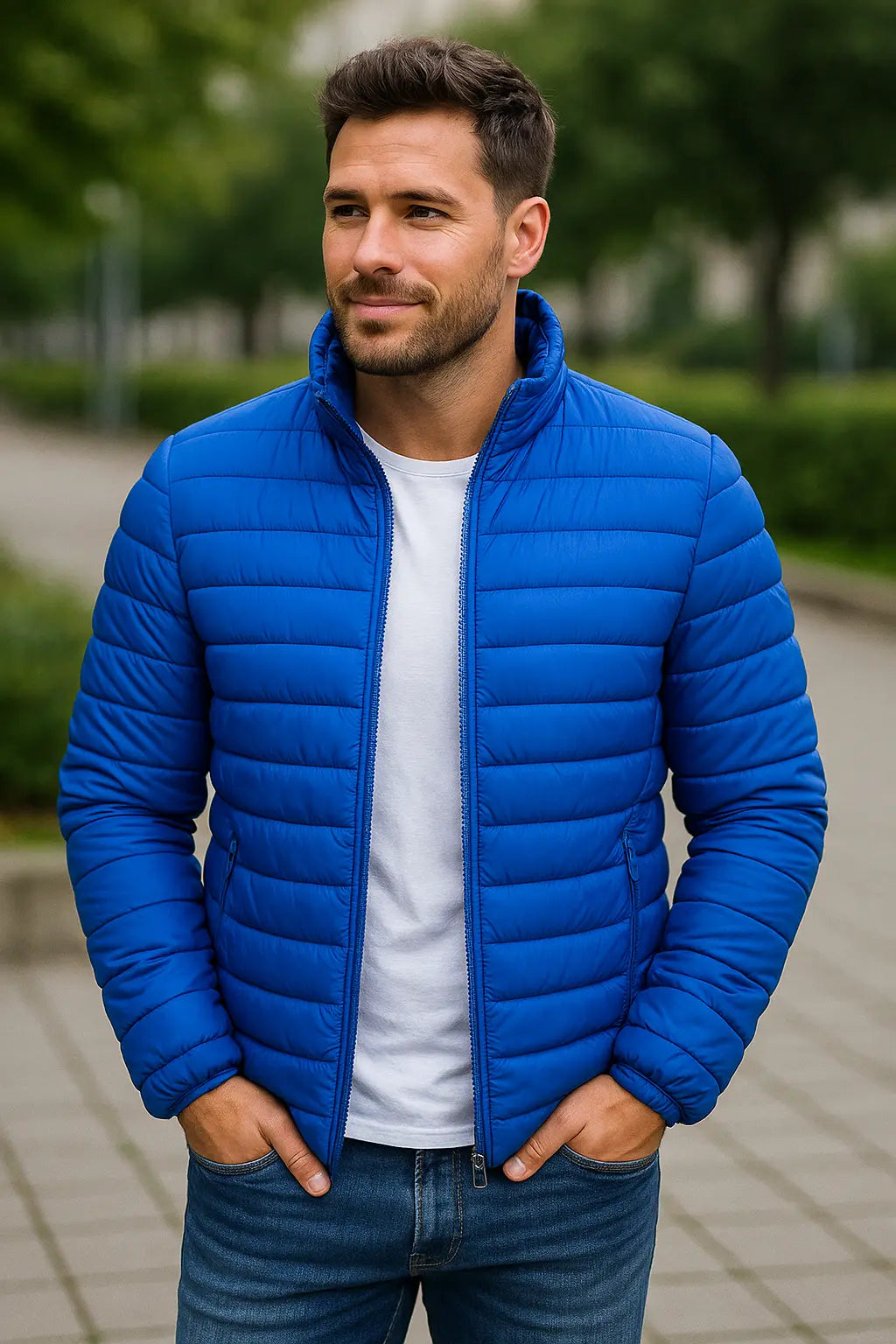 Rafello&Co | Warme Pufferjas met Kraag