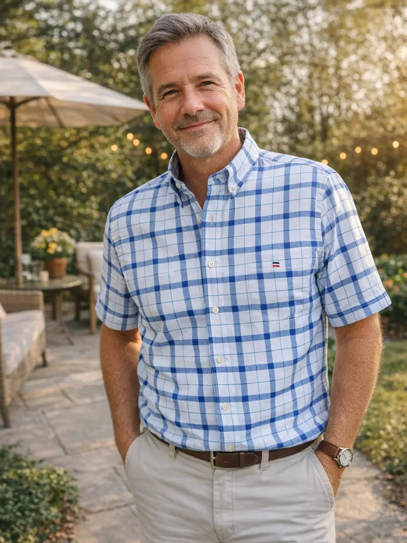 Chic katoenen overhemd Rafello&Co