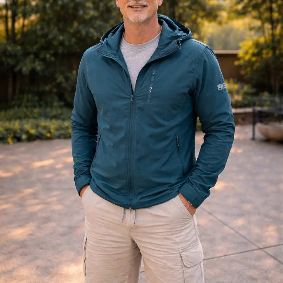 Rafello&Co | Sneldrogende Dunne Jas met Zonbescherming voor Buiten Rafello&Co