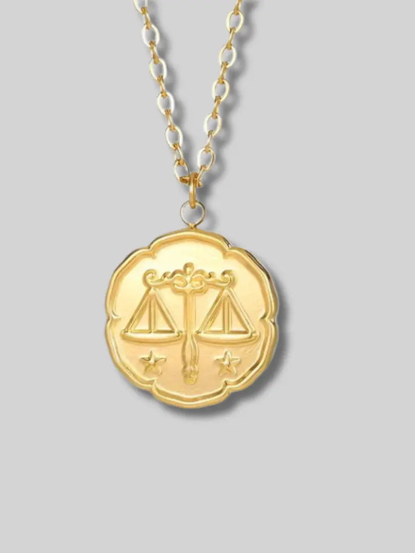 Gold Zodiac Sign Necklace Rafello&Co
