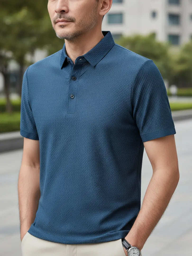 De Sorrento – Mesh T-Shirt met Korte Mouw Rafello&Co