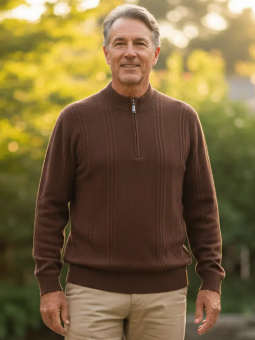 Rafello's Kasjmieren Half-Zip Vest Rafello&Co