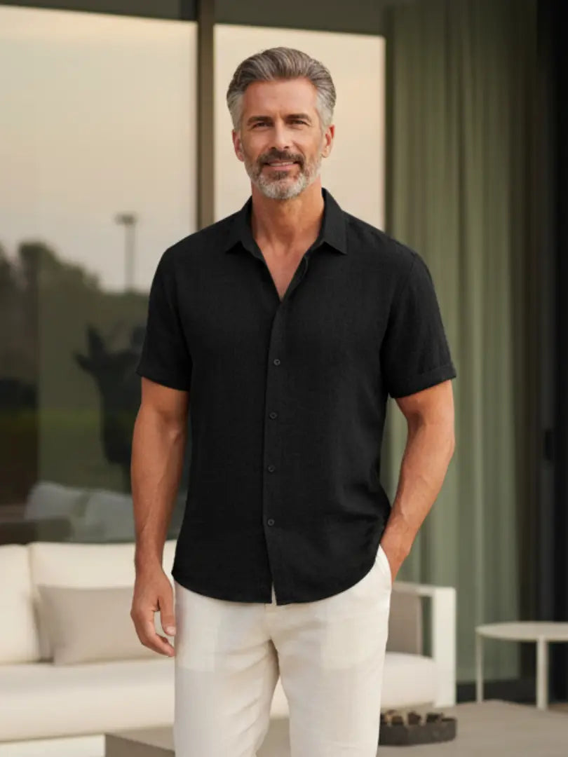 Rafello&Co | Klassiek linnen overhemd Rafello&Co