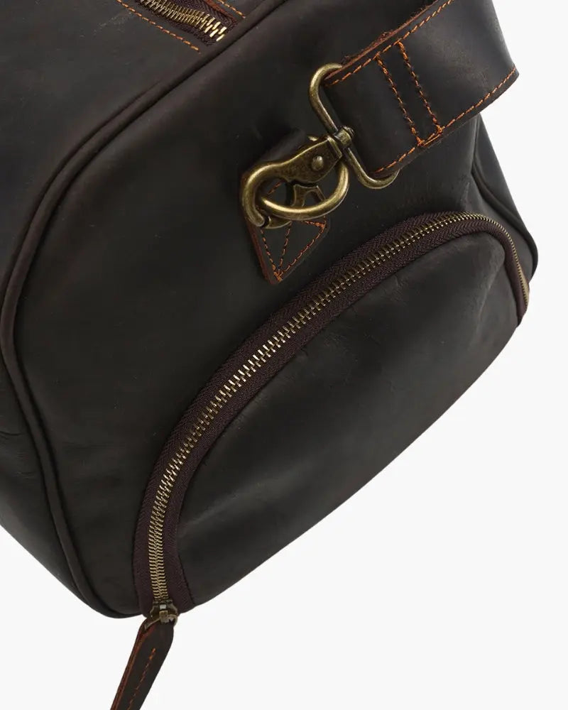Montague Leather Duffle Bag Rafello&Co