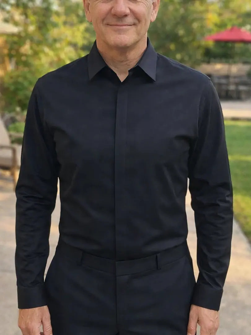 Rafello&Co | Strijkvrije Overhemd met Knopen Rafello&Co