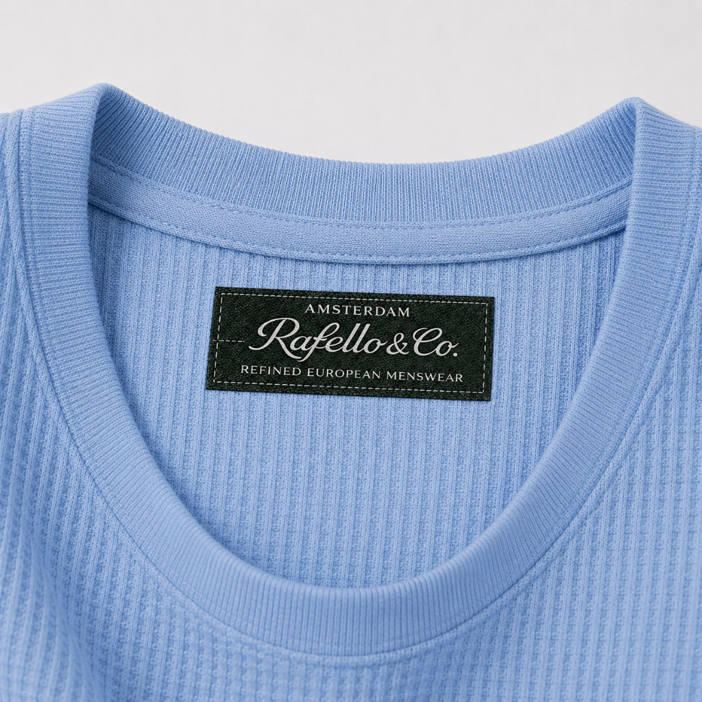 Men's Waffle Knit Summer T-Shirt