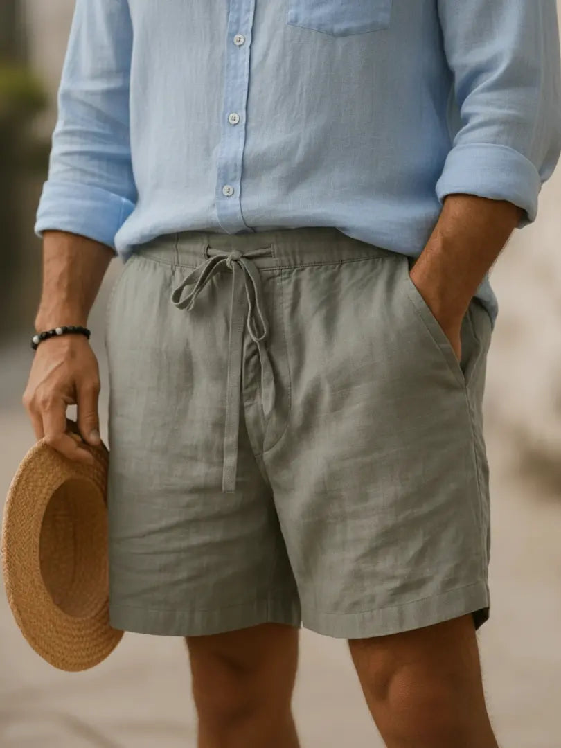 Remo™ - Stijlvolle Linnen Shorts Rafello&Co