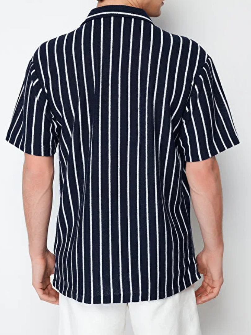 Striped Short Sleeved Summer Shirt