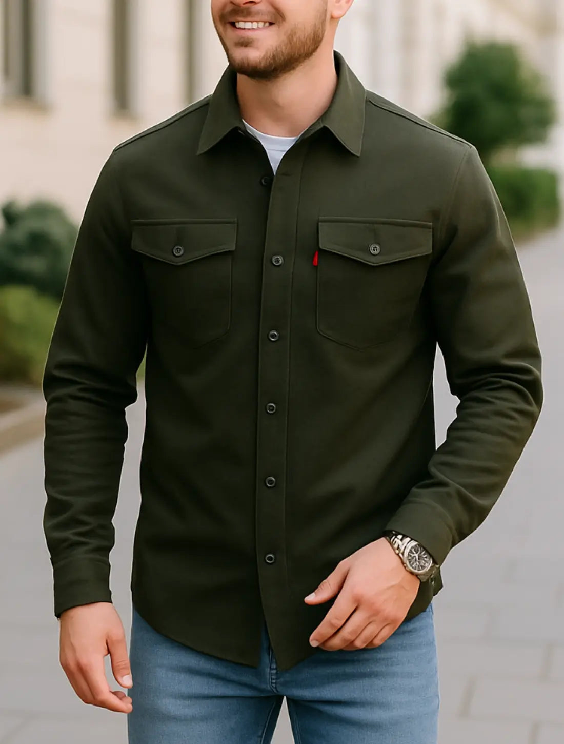 Rafello&Co | Stijlvol Zakelijk Shirtjasje Rafello&Co