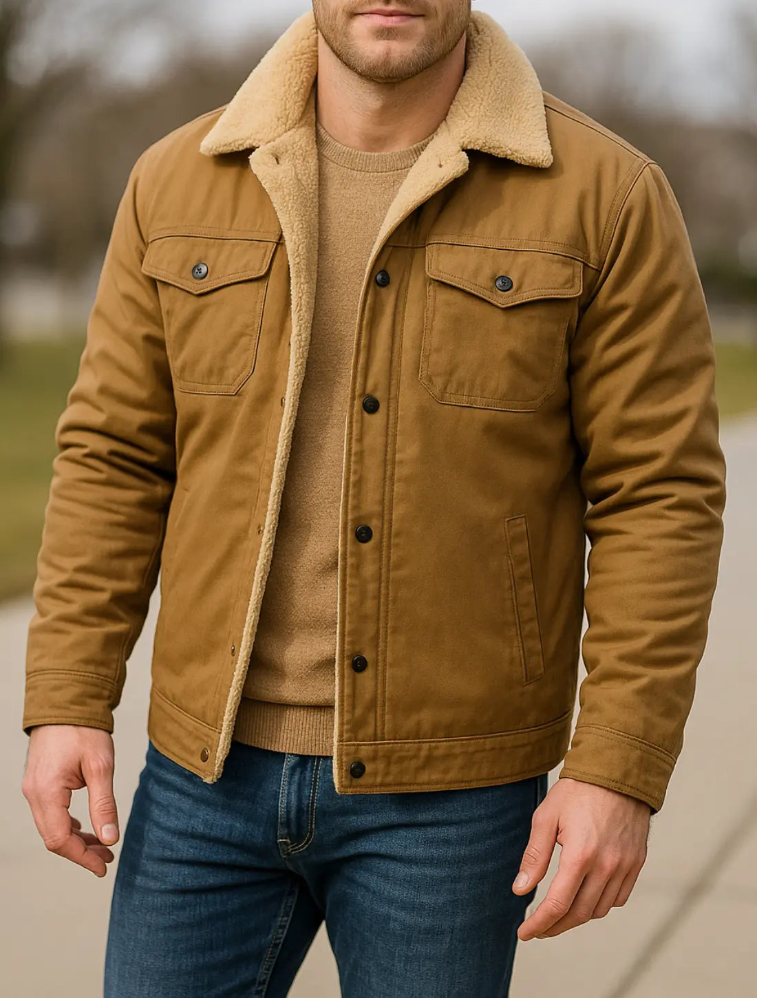 Rafello&Co | Warme Fleece Jas voor Herfst Rafello&Co