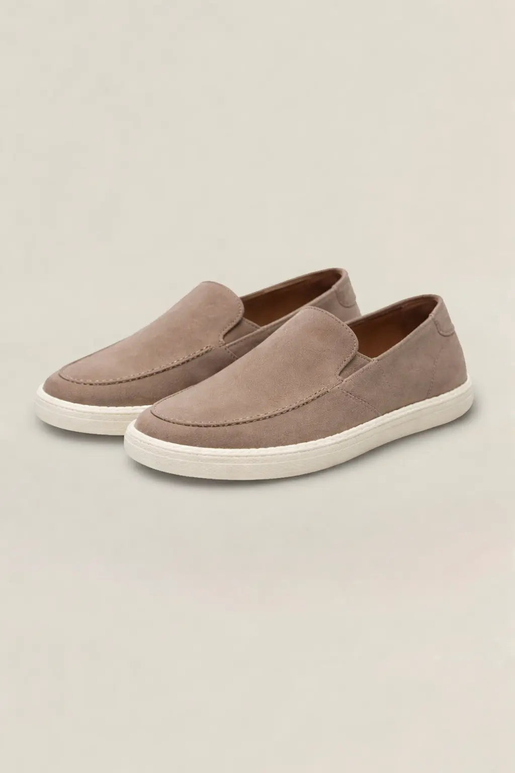 Loafers Yacht Club suède – Taupe Rafello&Co
