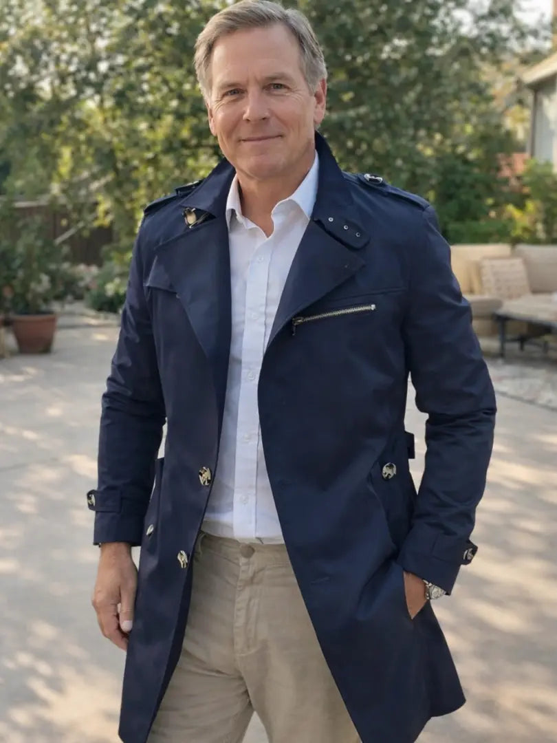 Rafello&Co | Trenchcoat met knoop Rafello&Co