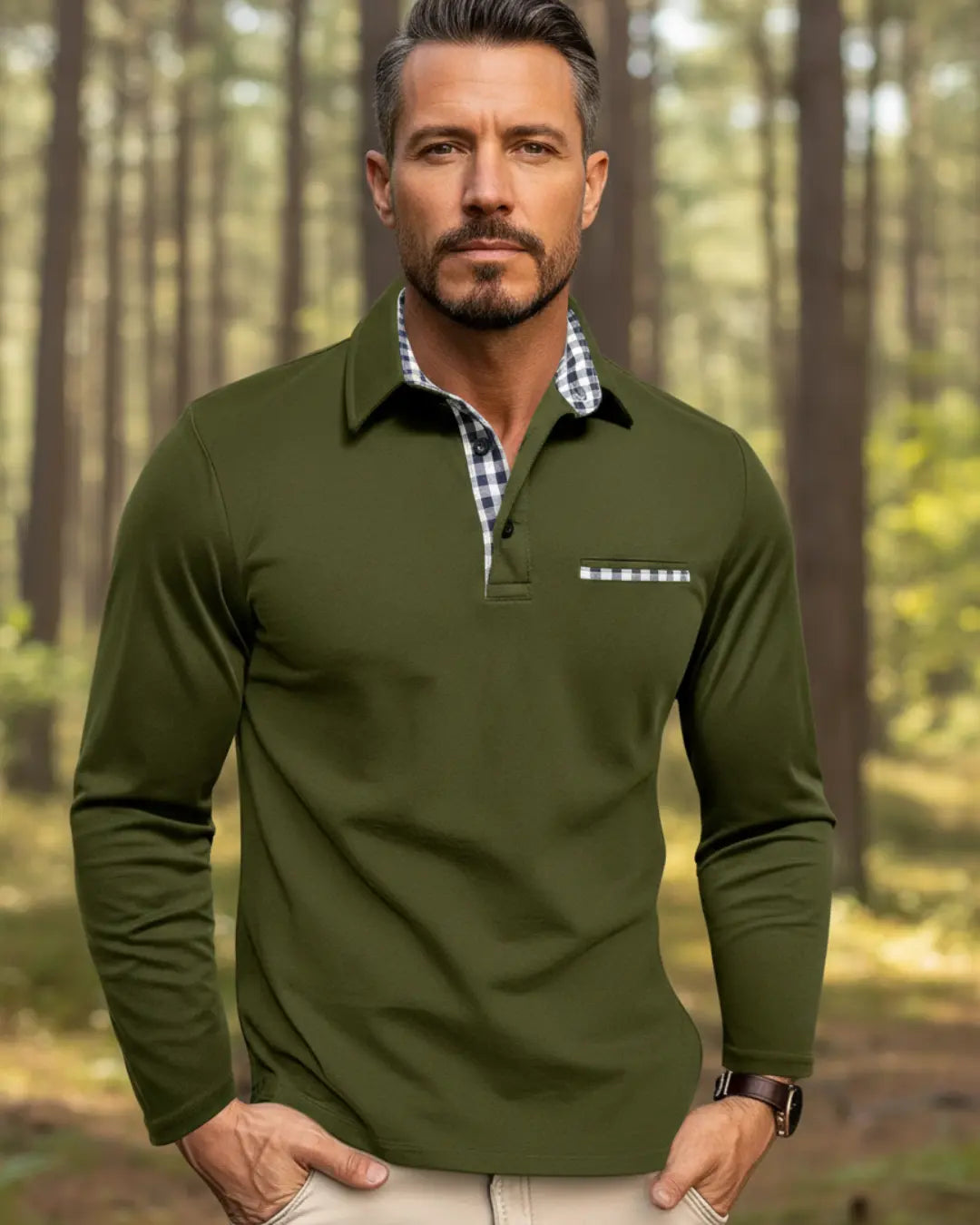 Rafello&Co | Poloshirt met Lange Mouwen Rafello&Co