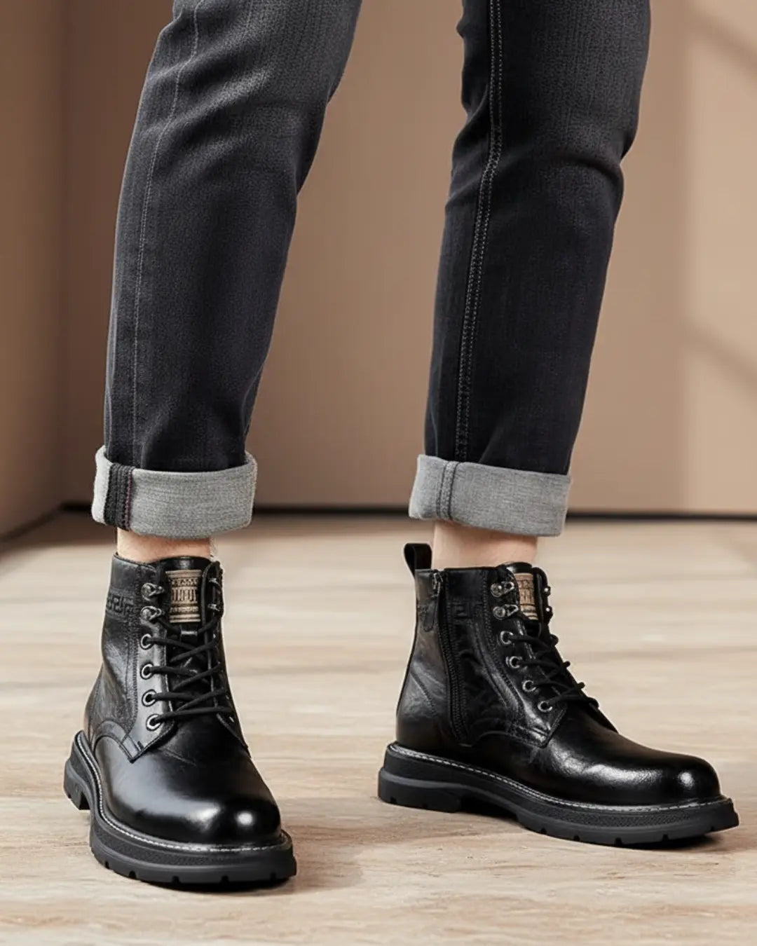 Rafello&Co | Lange Leren Laarzen Rafello&Co