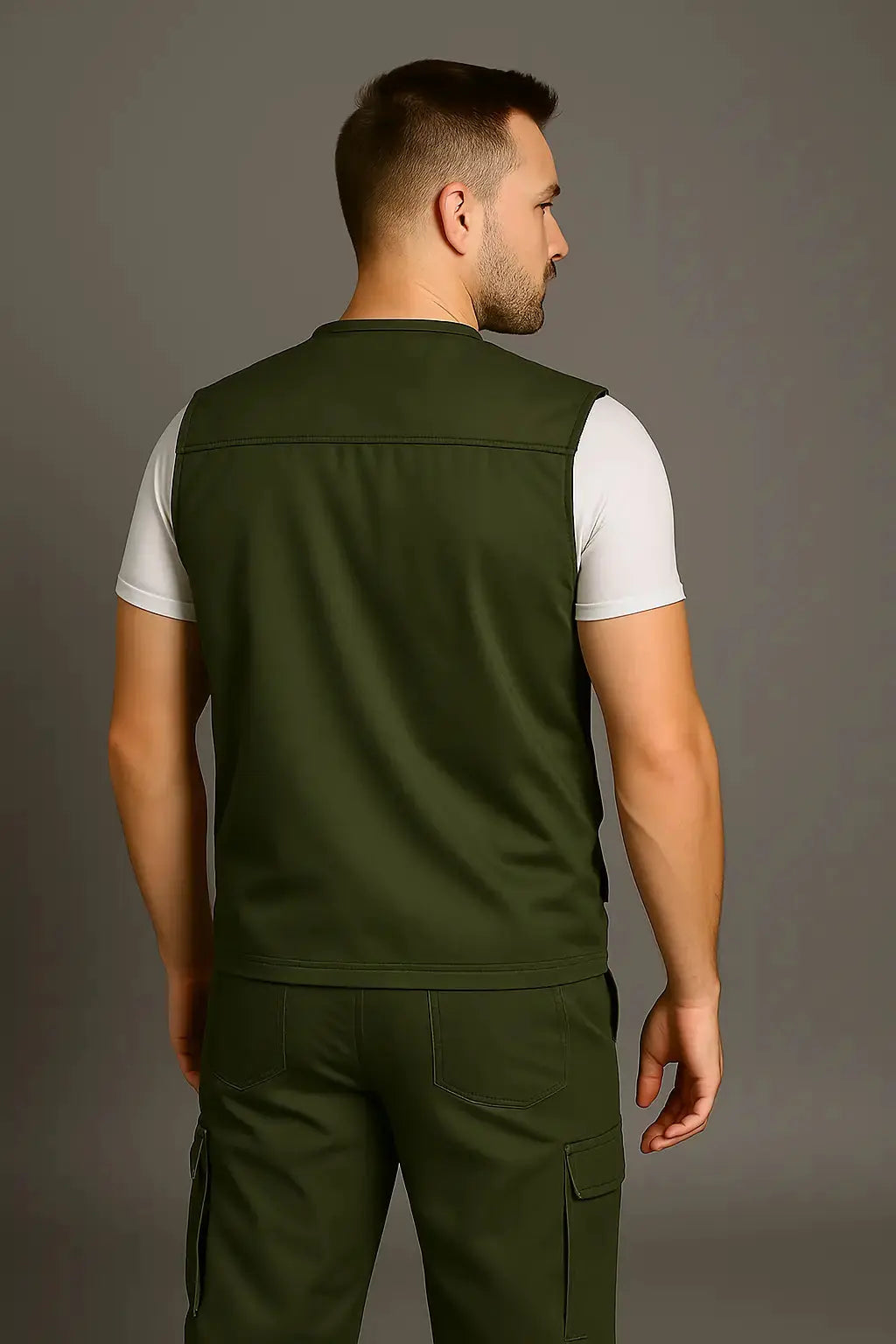 Rafello&Co | Tactisch Wandelvest met Meerdere Zakken Rafello&Co