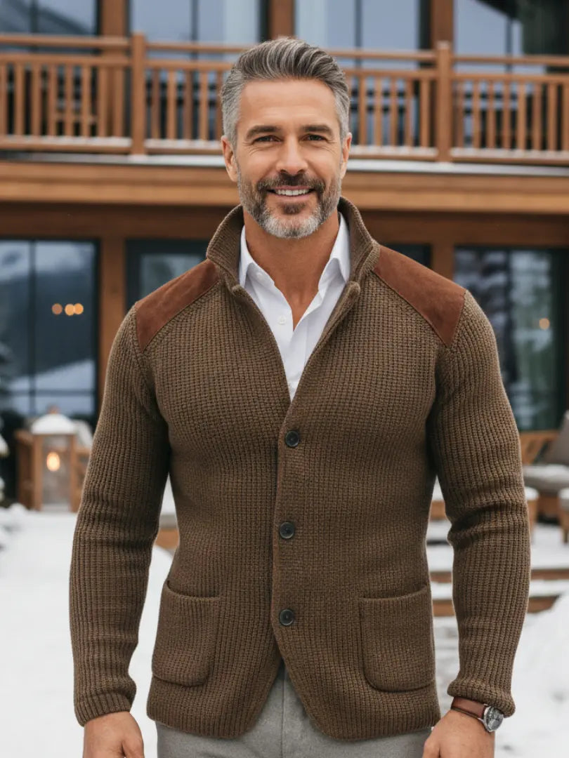 Rafello&Co | Gebreide Textuur Blazer Rafello&Co