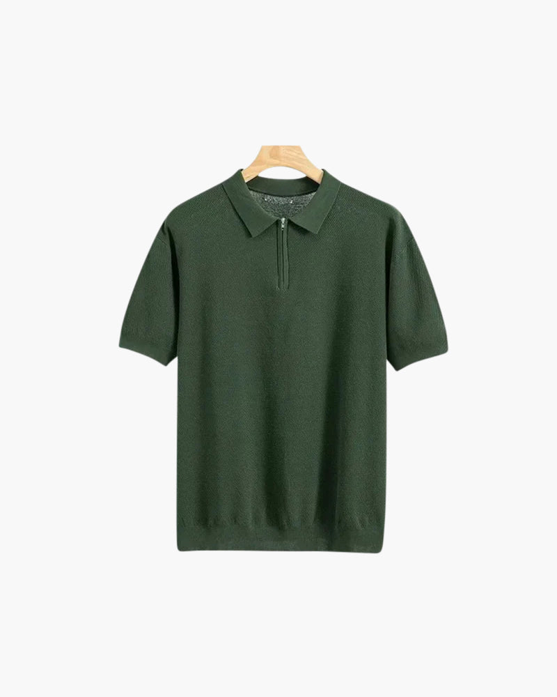 Marbella Zip-Up Polo Shirt