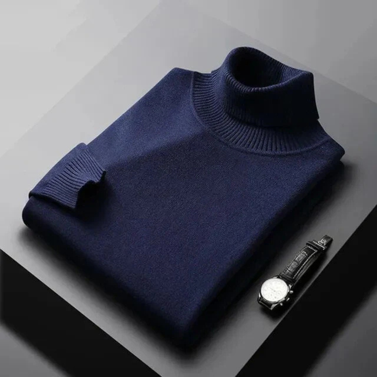 Rafello&Co | Classic Turtleneck Knit Sweater