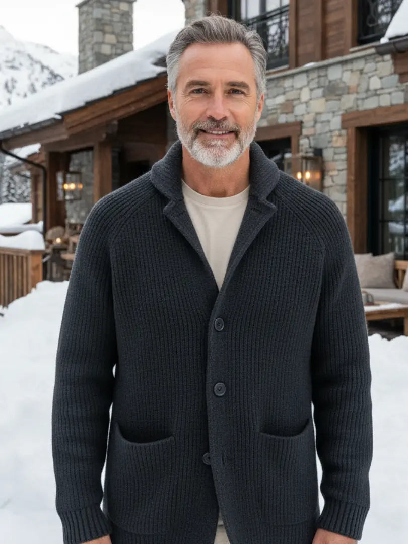 Rafello&Co | Casual Geribbeld Gebreid Vest Rafello&Co