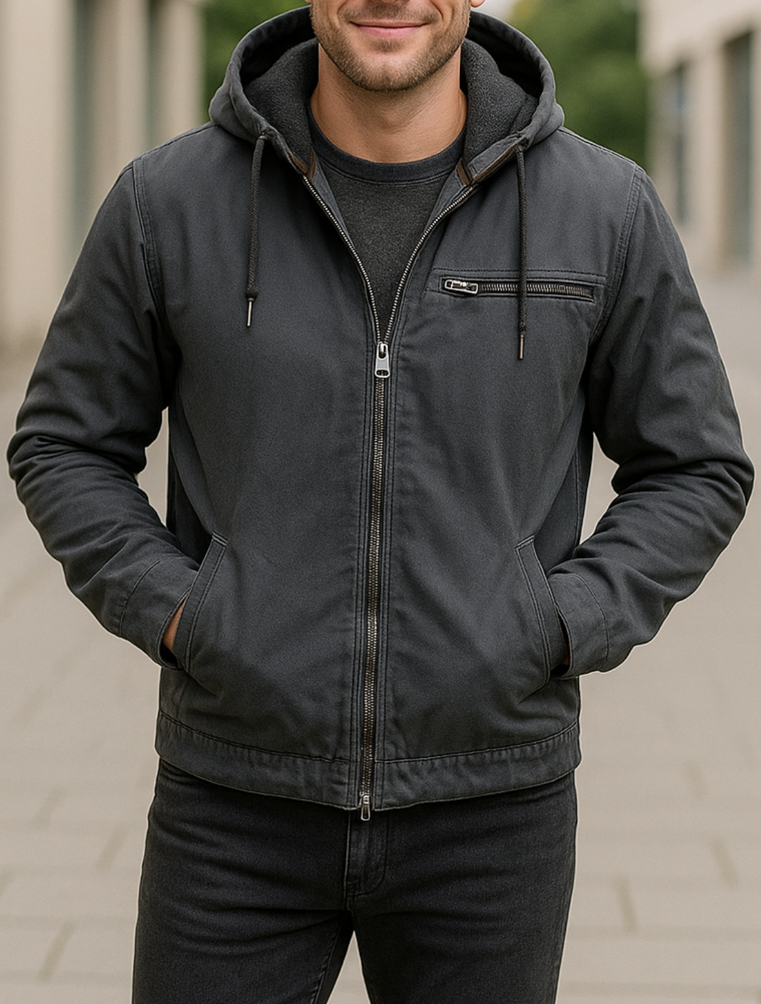 Rafello&Co | Warme Gevoerde Hoodie voor Casual Gebruik