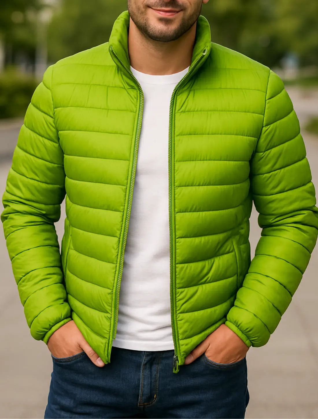 Rafello&Co | Warme Pufferjas met Kraag