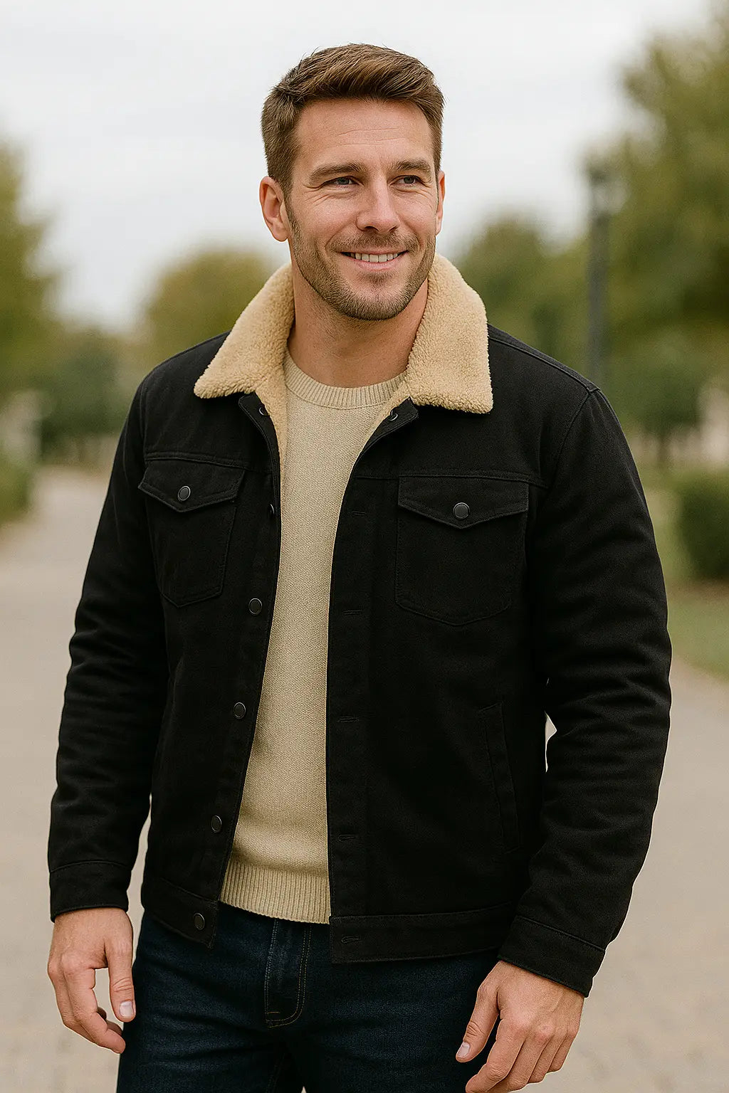 Rafello&Co | Heren Winterjas met Fluwelen Voering