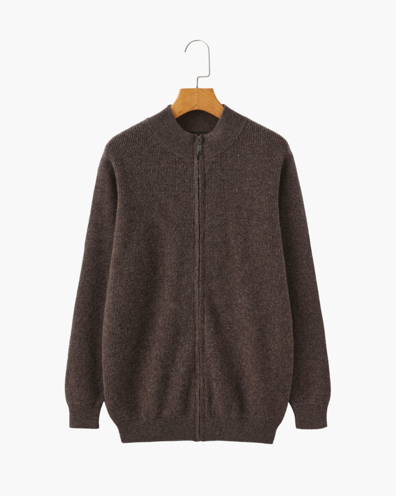 Cashmere Zip Sweater