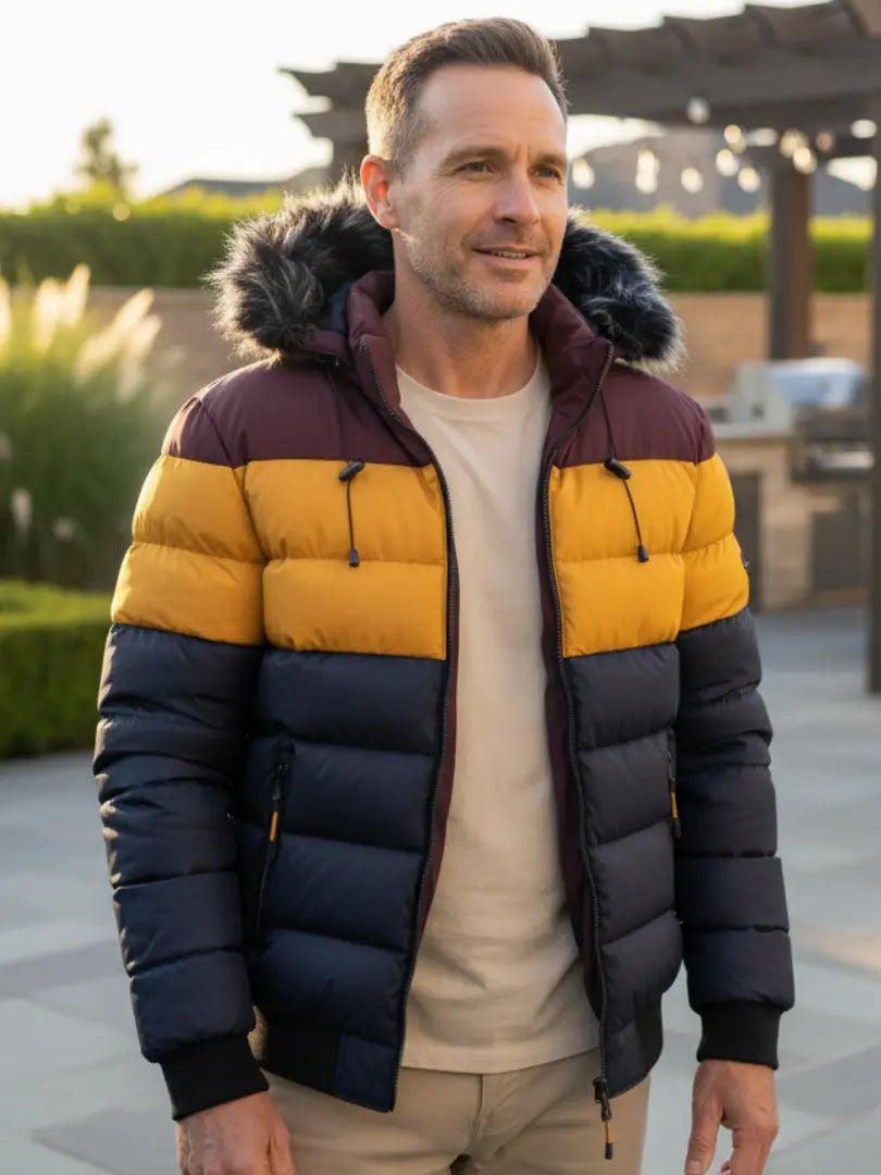 Rafello&Co | Winterjas met Bontkraag Rafello&Co