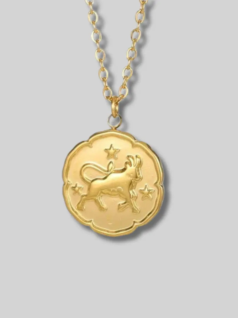 Gold Zodiac Sign Necklace Rafello&Co