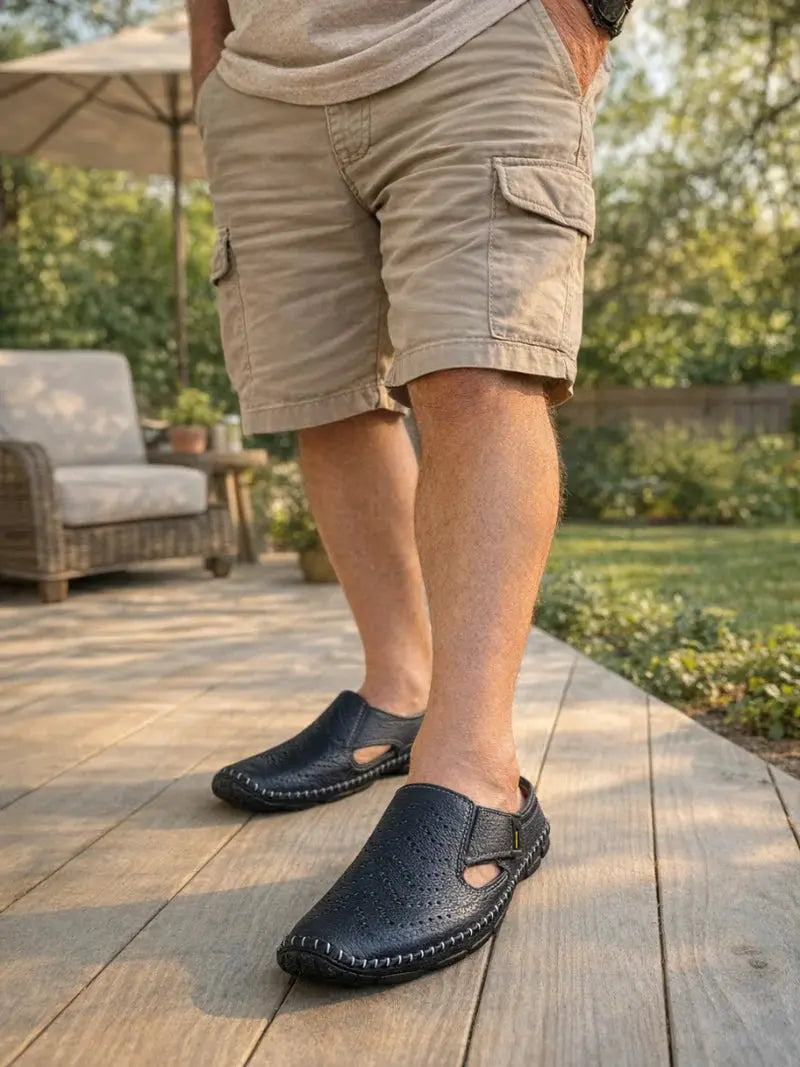 Rafello&Co | Ademende Leren Sandalen Rafello&Co