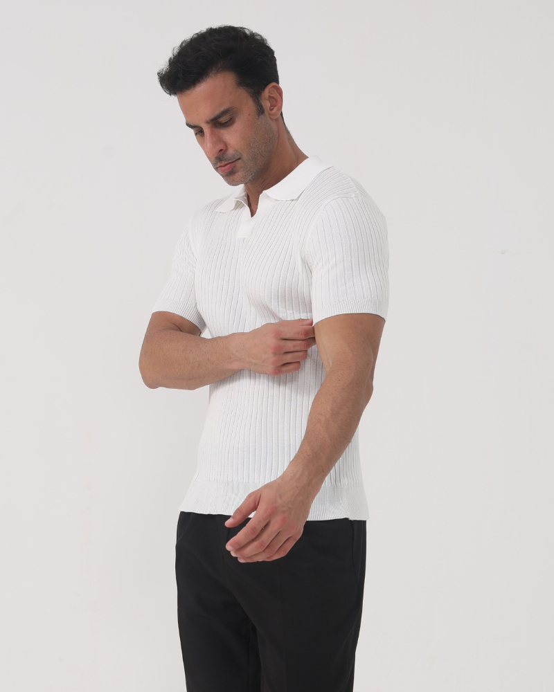 De Porto – Geribd Mesh T-Shirt