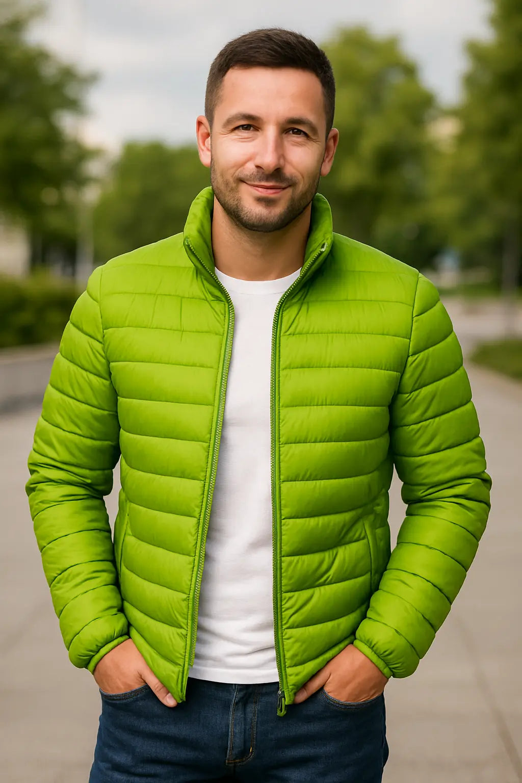 Rafello&Co | Warme Pufferjas met Kraag